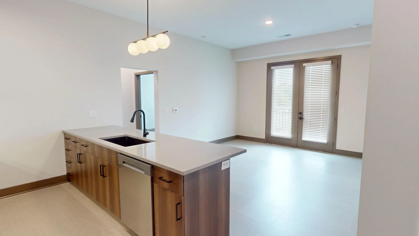 Living Room • 2 Bedroom + Den Unit